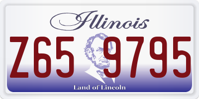 IL license plate Z659795