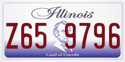 IL license plate Z659796