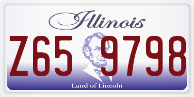 IL license plate Z659798