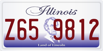 IL license plate Z659812