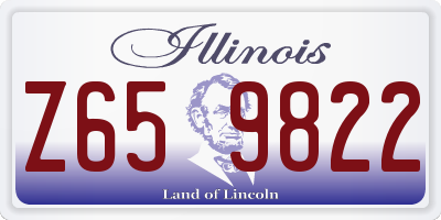 IL license plate Z659822