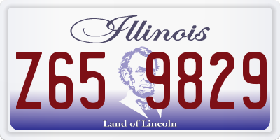 IL license plate Z659829