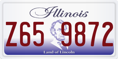 IL license plate Z659872