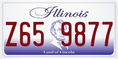 IL license plate Z659877