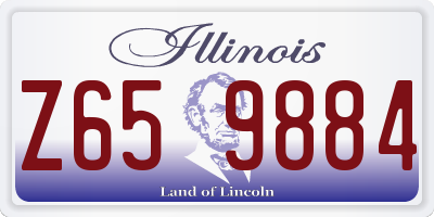 IL license plate Z659884