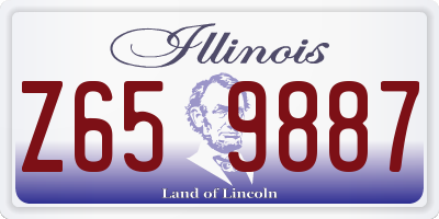 IL license plate Z659887