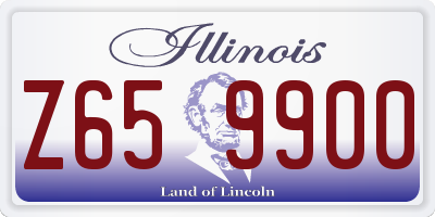 IL license plate Z659900