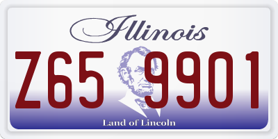 IL license plate Z659901