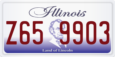 IL license plate Z659903