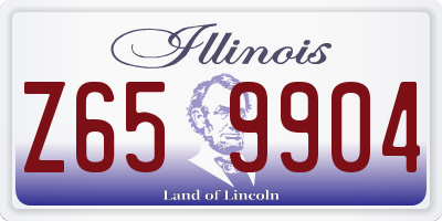 IL license plate Z659904