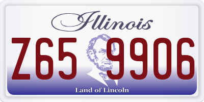 IL license plate Z659906