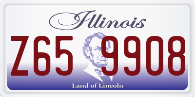 IL license plate Z659908