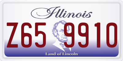 IL license plate Z659910
