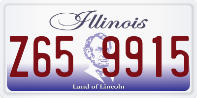 IL license plate Z659915