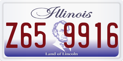 IL license plate Z659916