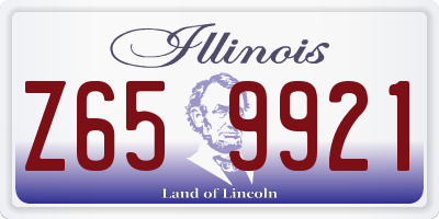 IL license plate Z659921