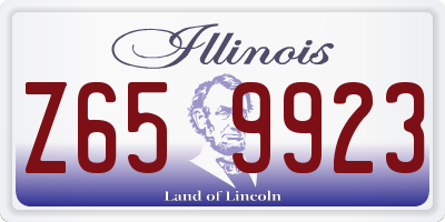 IL license plate Z659923