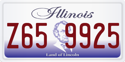 IL license plate Z659925