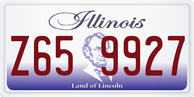 IL license plate Z659927