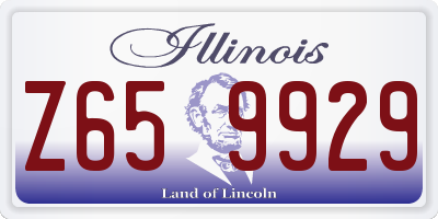 IL license plate Z659929
