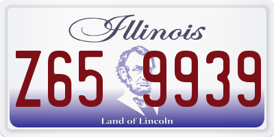 IL license plate Z659939