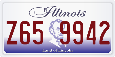 IL license plate Z659942