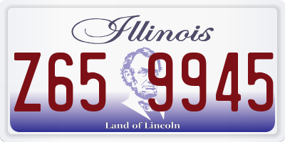 IL license plate Z659945