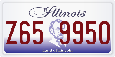 IL license plate Z659950