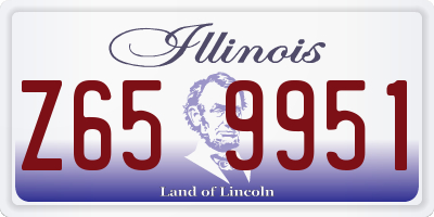 IL license plate Z659951