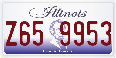 IL license plate Z659953