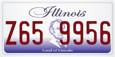 IL license plate Z659956