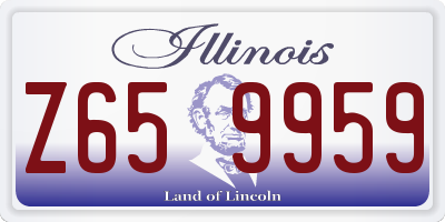 IL license plate Z659959