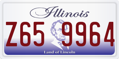 IL license plate Z659964