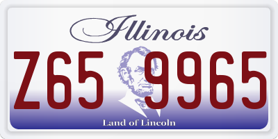 IL license plate Z659965