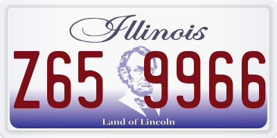 IL license plate Z659966