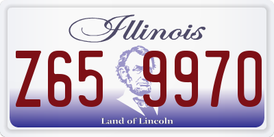 IL license plate Z659970