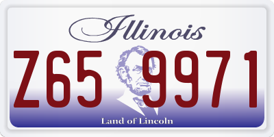 IL license plate Z659971