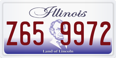IL license plate Z659972