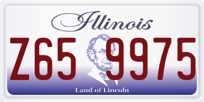 IL license plate Z659975