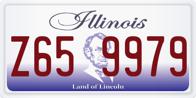 IL license plate Z659979