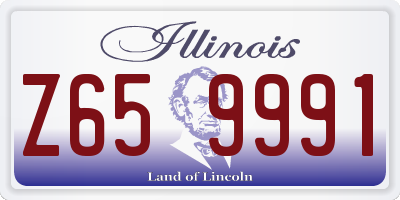 IL license plate Z659991
