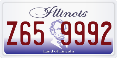 IL license plate Z659992
