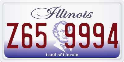 IL license plate Z659994
