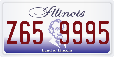 IL license plate Z659995