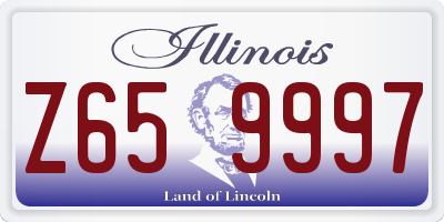 IL license plate Z659997