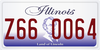IL license plate Z660064
