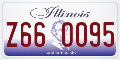 IL license plate Z660095