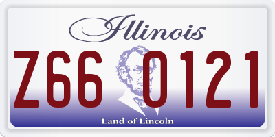 IL license plate Z660121