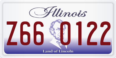 IL license plate Z660122