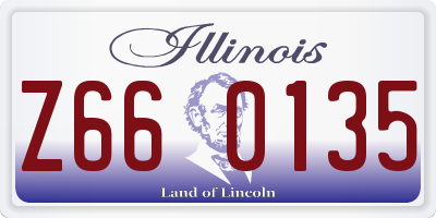 IL license plate Z660135
